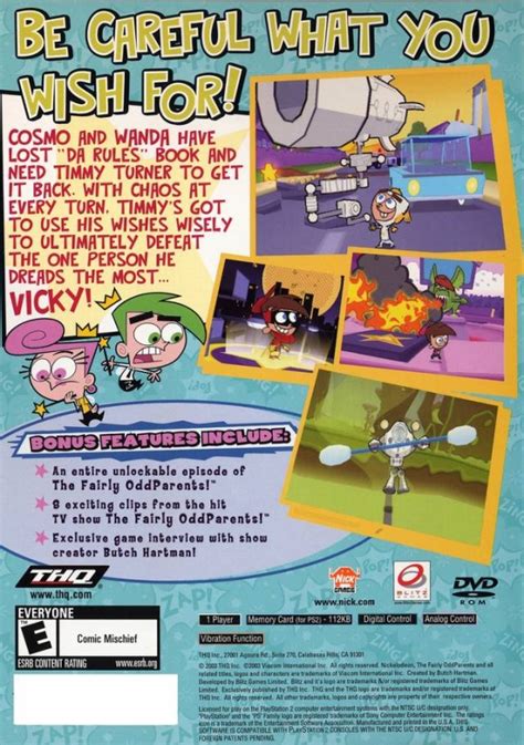 Fairly Oddparents: Breakin' Da Rules walkthrough .